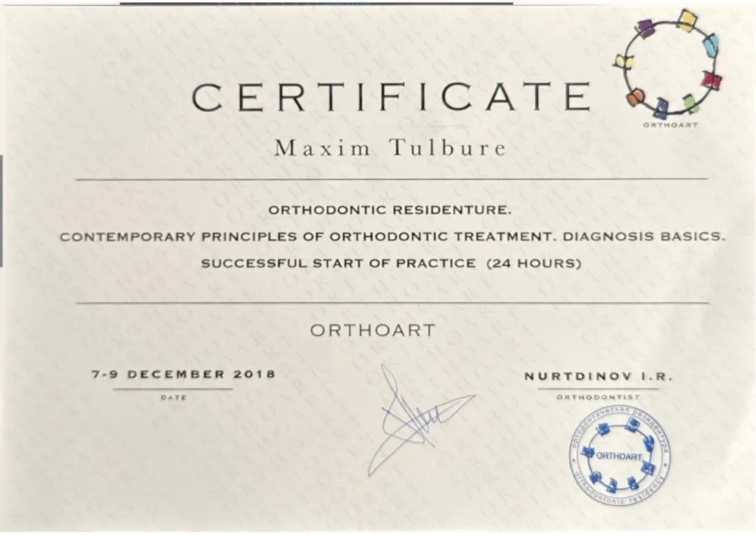 Orthodontic Residenture (OrthoArt)